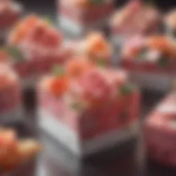 Elegant floral-themed candy box for bridal showers