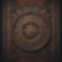 A vintage cloth wall hanging showcasing traditional patterns