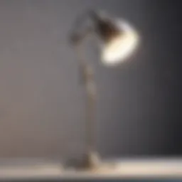 Elegant 3-way dimmable lamp showcasing modern design