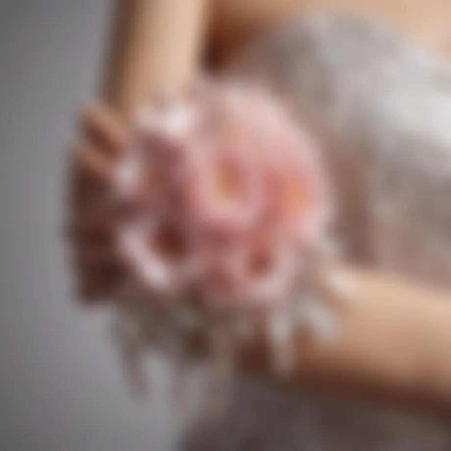 Elegant faux wrist corsage made from silk flowers