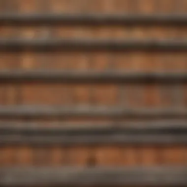 Textures that Tell a Story A close-up view of intricate textures found on a barn wall, highlighting its aesthetic appeal.