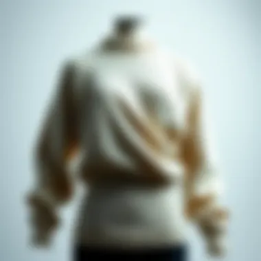 Elegant Twisted Front Sweater Elegant twisted front sweater showcased on a minimalist background