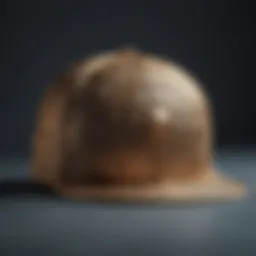 Close-up of the Jesus ball cap showcasing its intricate design