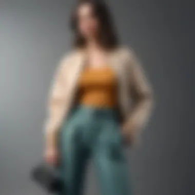Styling Two Piece Pants with Complementary Outfits A curated outfit pairing two piece pants with complementary pieces