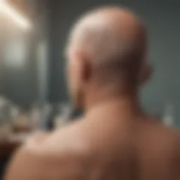 Grooming kit for bald heads displayed elegantly