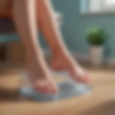 Incorporating Reusable Toe Separators into Foot Care Foot care routine incorporating reusable toe separators in a serene setting