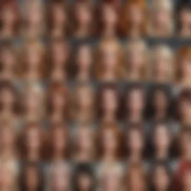 Diverse Wig Styles and the Lace Front Advantage Comparison of wig styles highlighting lace front wigs